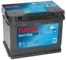 TUDOR TK600 - BATERIA TUDOR TK 560 - AGM - 12V - 60AH - 680A