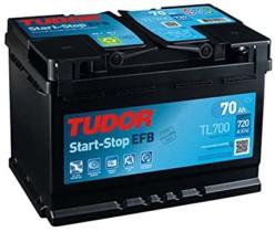 TUDOR TL700 - BATERIA 12V 70AH 720A +D 278X175X19