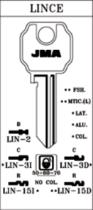 FERRCASH 24366 - LLAVE ALUMINIO JMA LIN-15D ROJ